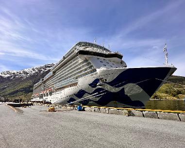 Sky Princess in Port